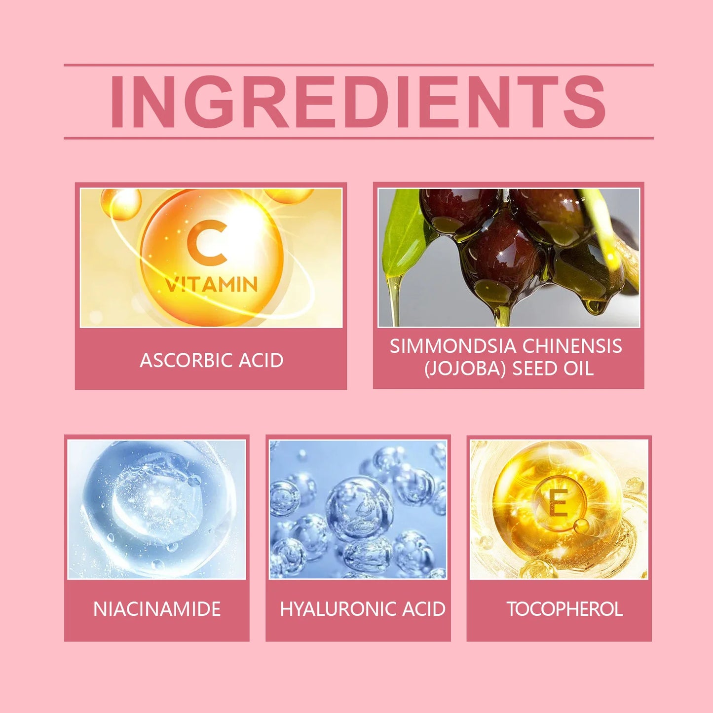 60Pcs Hyaluronic Acid Capsules Essence Moisturizing Brightening Even Skin Tone Niacinamide Whitening Serum Capsule Face Care