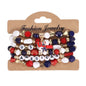4th of July Independence Day St.Patrick’s Day Bracelets for Women Girls Charm Bracelet Beaded Stretch Bracelet