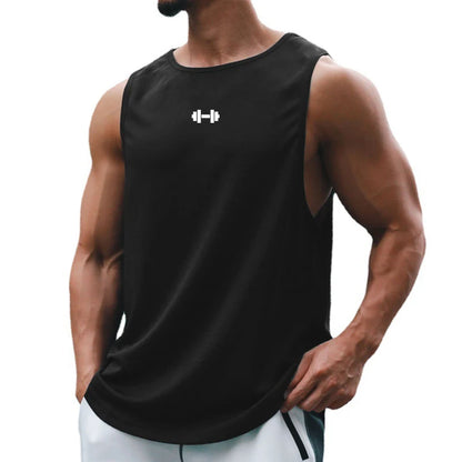 Men’s Quick‑Dry Gym Tank Top – Loose Sleeveless Fitness Shirt for Training, Basketball & Summer Wear