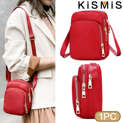 Women’s Nylon Adjustable Crossbody Phone Purse