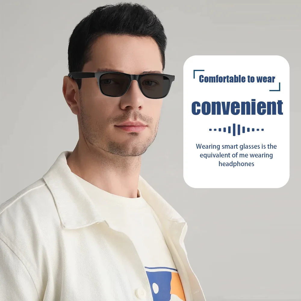 Smart Bluetooth Glasses – Music & Calls, Anti‑Blue Light