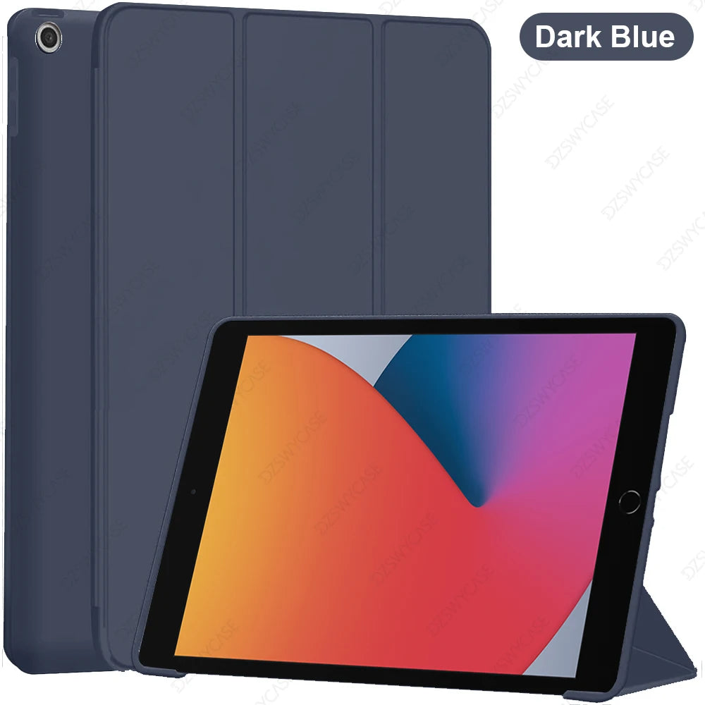 iPad 10.2 Slim Silicone Smart Case (7th–9th Gen)