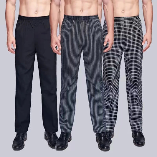 Unisex Chef Pants (Lightweight · Baggy Fit · Food Service Uniform)