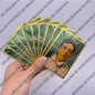 Classic 18 Types famous baseball player gold foil small cards for collection Gift and commemoration