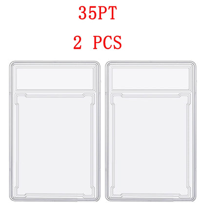 35/55/75/100PT Baseball Star Cards Slab Label Grade Trading Card Sleeves Protector Acrylic Stand Plastic Game PTCG Gift Kids Toy