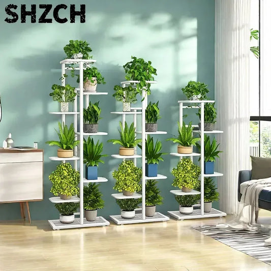 Multi‑Tier Iron Plant Stand – 4/5/6‑Layer Flower Shelf