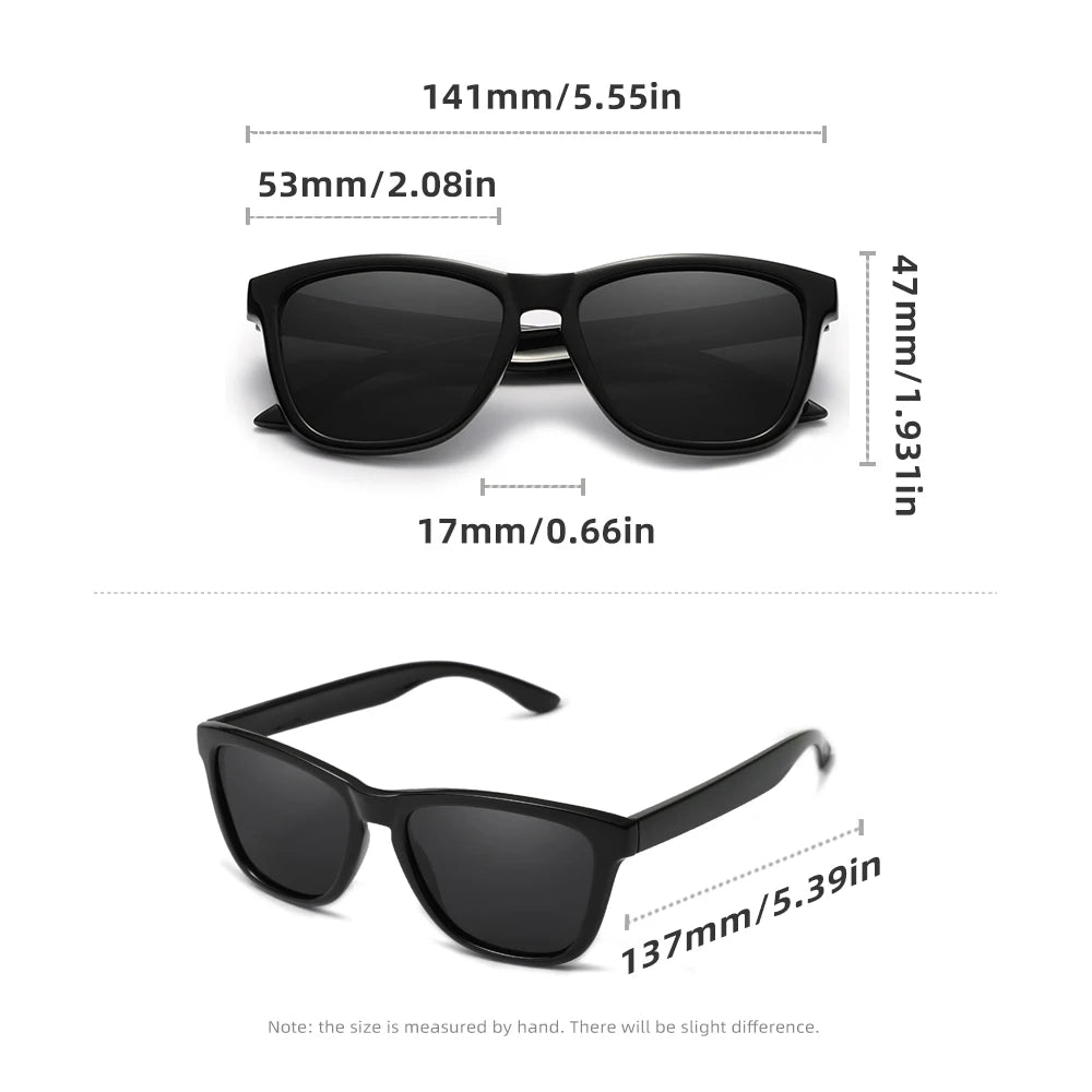 Men‘s Sunglasses Polarized UV400 Sunscreen Glasses Ultralight TR90 Women Fishing Driving Glasses