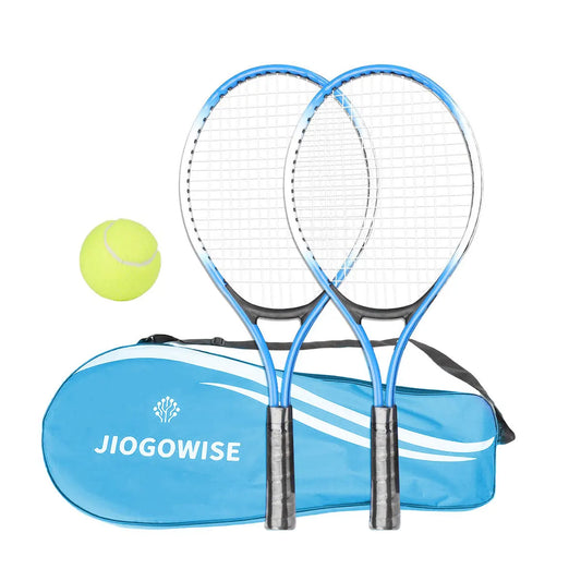 2pcs Tennis Rackets Included Tennis Bag And Tennis Sports Exercise Racquet Set Youth Games Outdoor,Suitable for Beginner