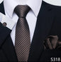 Silk Tie Pocket Squares Necktie Suit Accessories