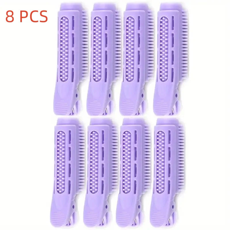 8 PCS Hair Root Fluffy Clip Bangs Curling Clips