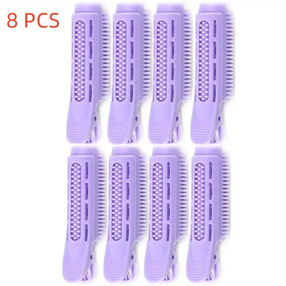 8 PCS Hair Root Fluffy Clip Bangs Curling Clips