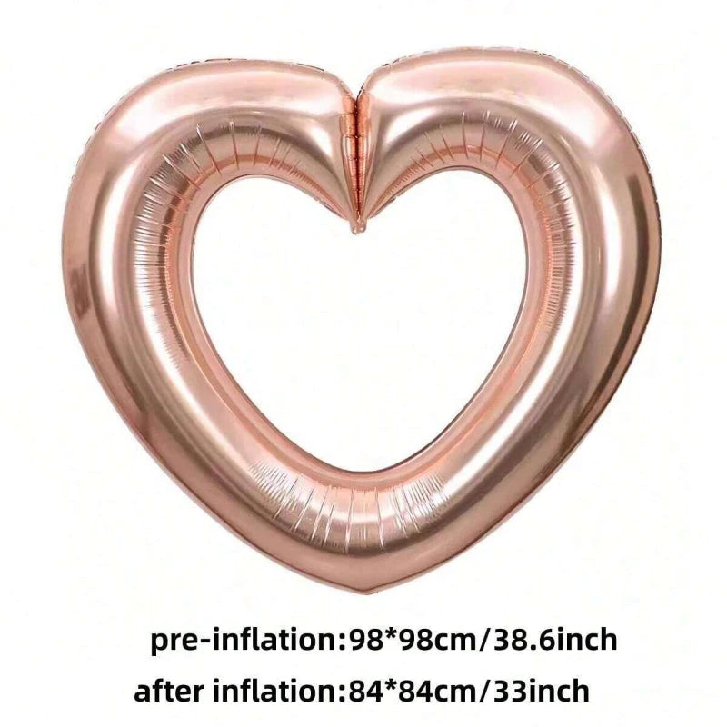 50pcs 5inch red heart balloons for Valentine's Day, birthdays, anniversaries, weddings, parties, decorations, balloons