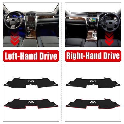 For Toyota Camry XV50 Hybrid 2012 2013 2014 2015 2016 2017 Car Dashboard Cover Avoid Light Sun Shade Anti-UV Carpet Non-Slip Mat