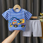 Casual Baby Boy Short Sleeve Sports T-shirt and  Shorts Set