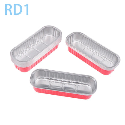 10‑Pack Mini Loaf Pans (With/Without Lids) – 6.8oz Aluminum Foil Bread & Muffin Containers
