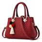 Women’s Large PU Shoulder Bag – Portable Bucket Crossbody Tote