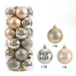 24Pcs 3/4/6CM Christmas Balls Big Ball Christmas Tree Pendant Ornaments for Party Decor 2025 New Year Navidad Gifts Accessory