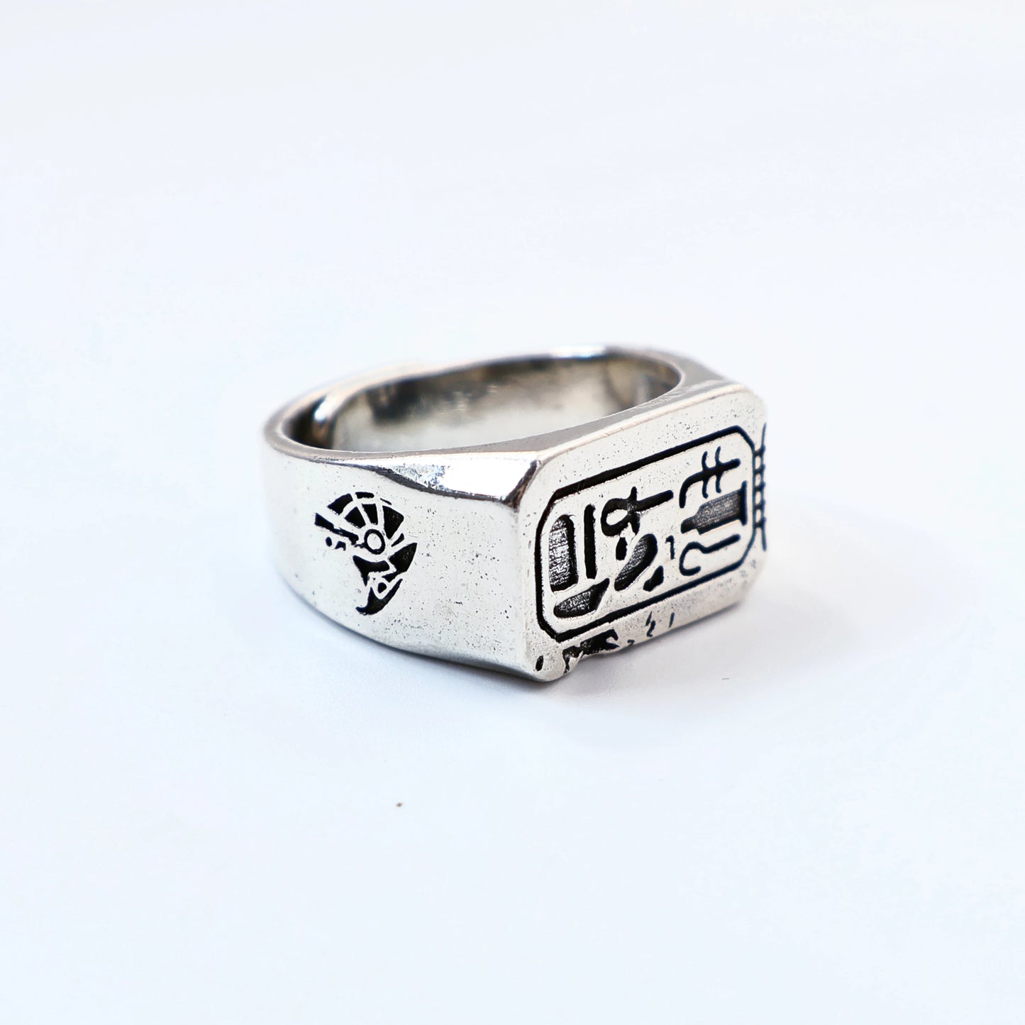 Retro “Immortality” Egyptian Myth Adjustable Open Ring