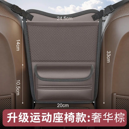 2026 Universal Car Seat Gap Organizer Storage Net Multifunctional Mesh Pocket for Handbag Water Bottle Auto Interior Accessories