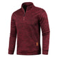 Men's Thick Half Zipper Pullover Turtleneck Sweatshirts