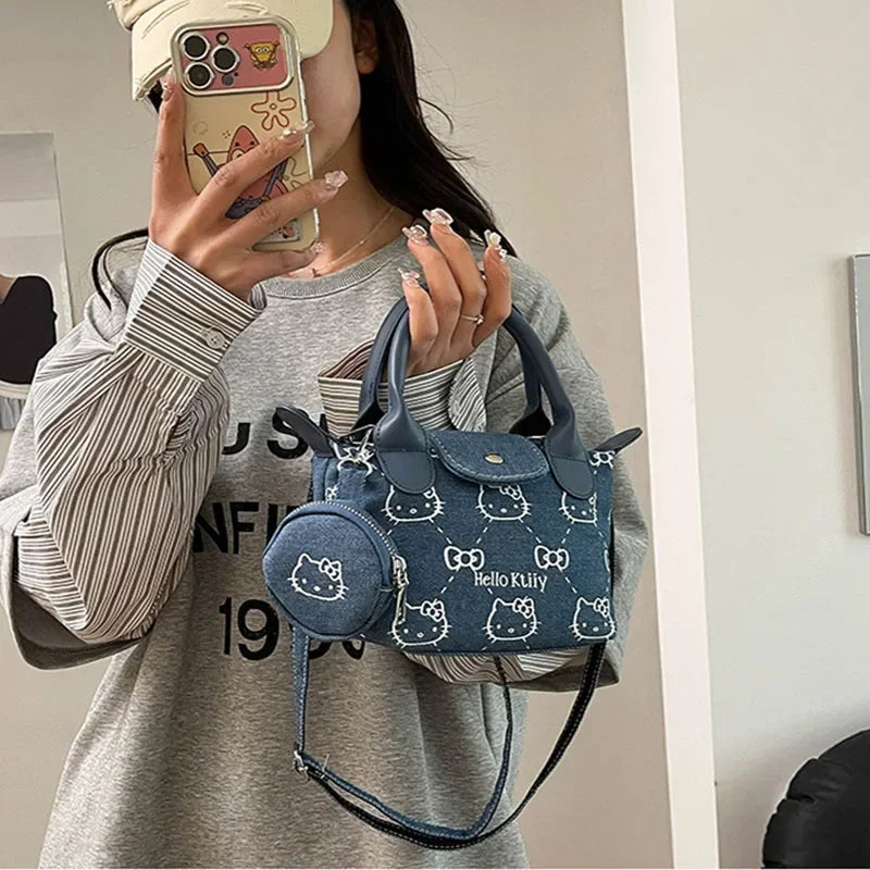 Hello Kitty Mini Dumpling Shoulder Bag   Cute Cartoon Crossbody