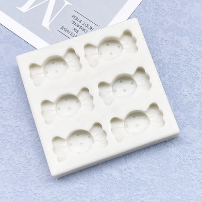 Candy Shape Silicone Sugarcraft Mold Resin Tools Cupcake Baking Mould Fondant Cake Decorating Tools