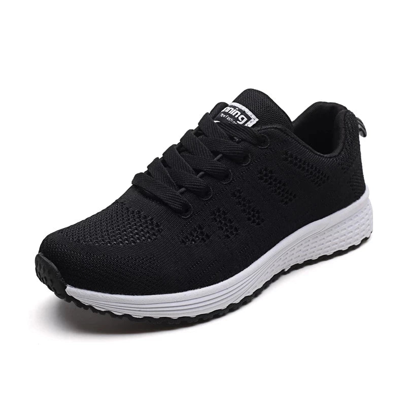 Women’s Casual Mesh Walking Sneakers (Breathable · Lace‑Up · 2026 New Vulcanized Design)