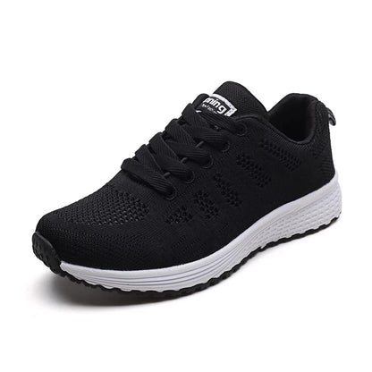 Women’s Casual Mesh Walking Sneakers (Breathable · Lace‑Up · 2026 New Vulcanized Design)