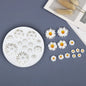 Daisy Wild Chrysanthemum Rose Flower Silicone Mold Sugarcraft Chocolate Cupcake Baking Mold Fondant Cake Decorating Tools