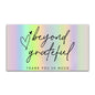 30pcs Thank You Card For Supporting Business Package Decoration "Gorgeous Thanks" Business Card Laser card Handmade With Love