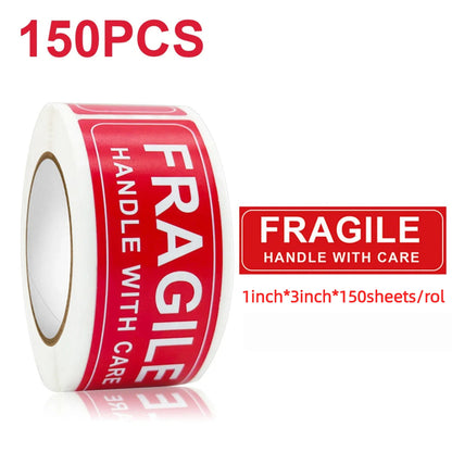 Fragile Stickers Please Handle with Care-Fragile-Thank You Warning Fragile Stickers Permanent Adhesive for Shipping Moving