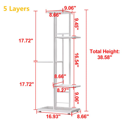 Iron Plant Stand – Multi‑Tier Display Rack
