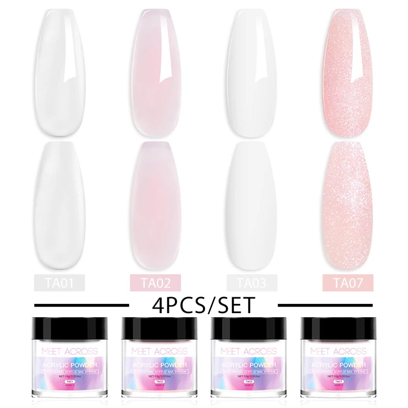 Acrylic Powder Set- Clear /Pink/ Nude