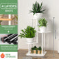 Wooden 4/5/6‑Tier Plant Stand – Multi‑Pot Display