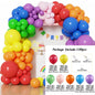 Colorful Rainbow Matte Balloons Garland Arch Kit DIY Latex Happy Birthday Party Balloons Supplies Girl Wedding Decoration Golobs