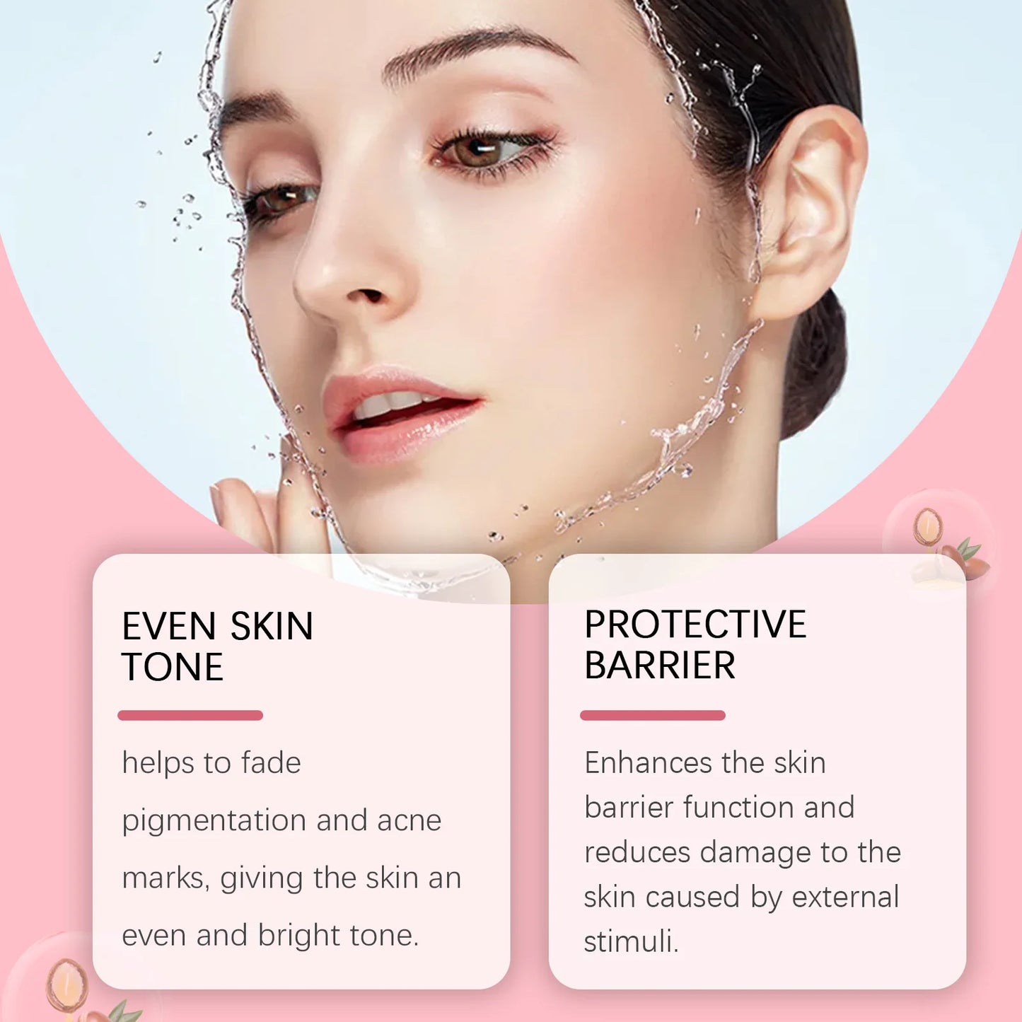60Pcs Hyaluronic Acid Capsules Essence Moisturizing Brightening Even Skin Tone Niacinamide Whitening Serum Capsule Face Care