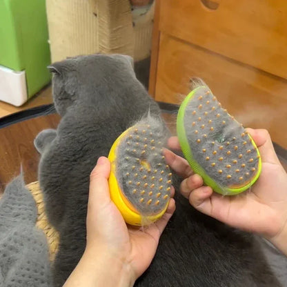 3 in 1 Pet Grooming Steam Brush Sprayer Massage Comb- Cat/Dog