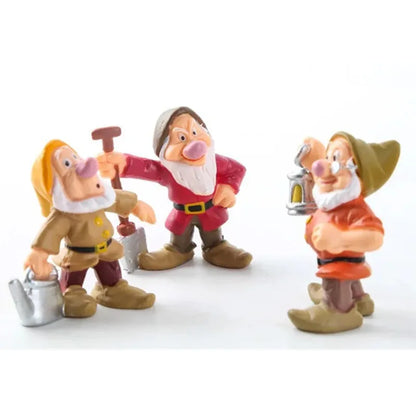 8 pieces/set of Disney figure toys Movie character Snow White and seven dwarf action figure figures set decoration