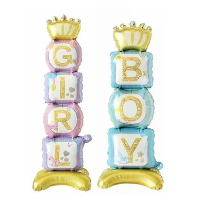 1pc Gender Reveal Party Decoration Balloons Boy Or Girl Theme Birthday Celebration Supplies Indoor Party Decoration Supplies