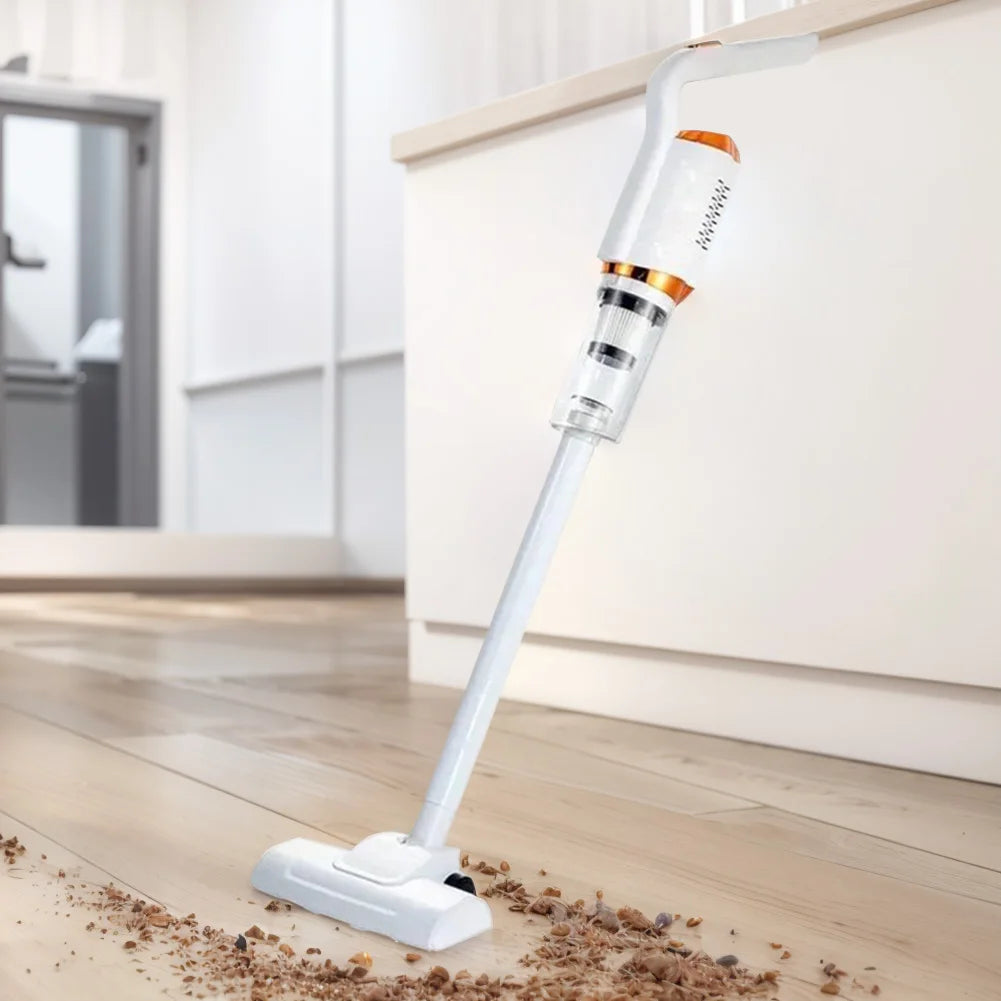 Large‑Suction Wireless Handheld Vacuum – USB‑Rechargeable 120W Cleaner with 2000mAh Battery for Home & Car