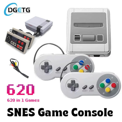 Portable SNES Retro Video Game Console (620 Games · AV Output · Wired Gamepad · Kids &amp; Family Gaming)
