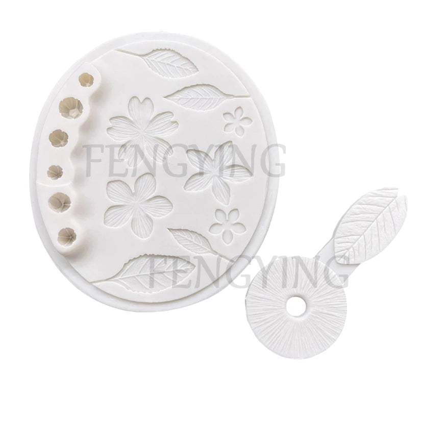 Flower Cherry Blossom Silicone Mold Sugarcraft Chocolate Cupcake Baking Mold Fondant Cake Decorating Tools