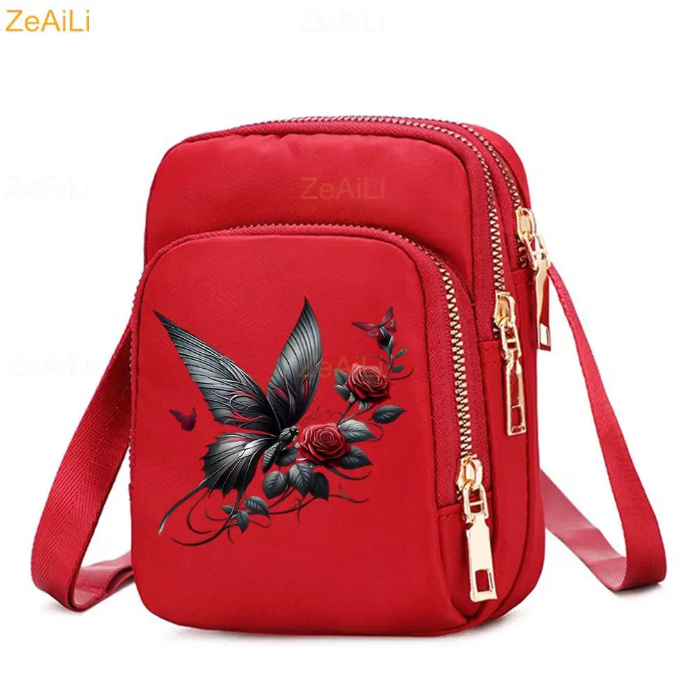 Cat & Dog Faith Quote Crossbody Phone Bag
