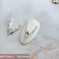 10pcs/lot Luxury No Fading Bow Butterfly Arc Nail Art Parts Zircon Crystal Manicure Nails Accesorios Supplies Decorations Charms