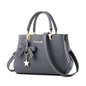 Women’s Flower Pendant Tote – Fashion Office & Crossbody Handbag