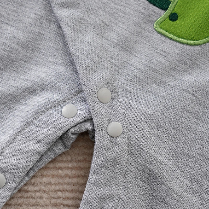 Baby Boys Dinosaur 3D Comfortable Bodysuit