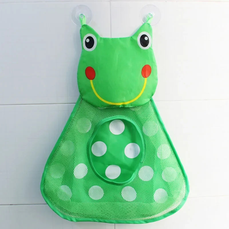 Baby Bathtub Dinosaur Suction Hanging Bag Basket Mesh for Toys Organizer