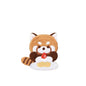 Cute Red Panda Embroidered Patch – Iron‑On Sticker for Kids Clothes