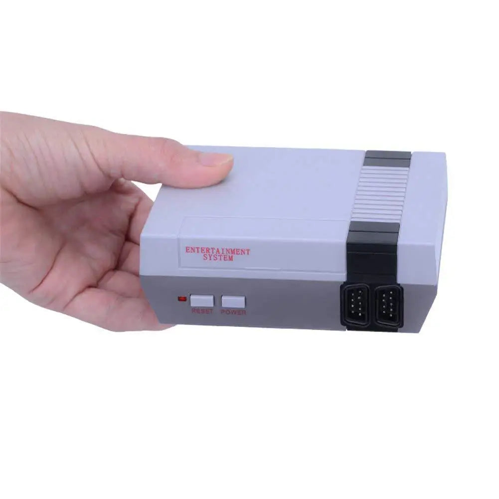 Mini TV Game Player (500 Built‑In NES Games, Dual Controllers, AV Output)