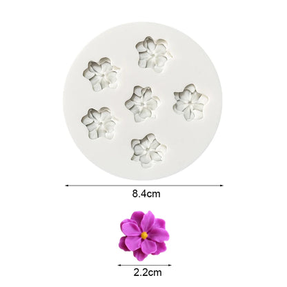 Flower Rose Silicone Sugarcraft Mold Resin Tools Chocolate Cupcake Baking Fondant Cake Decorating Tools